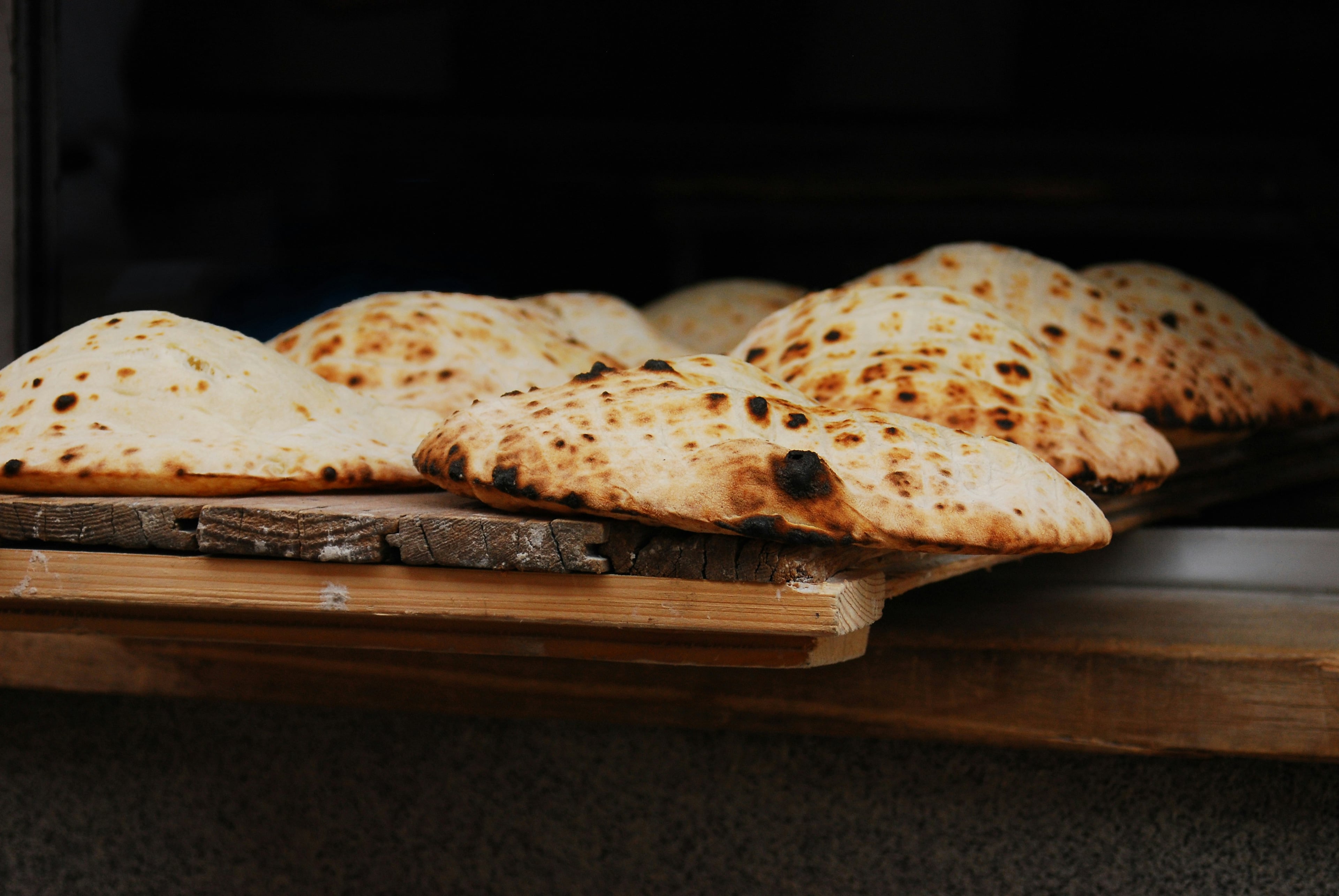 Fresh naan and Lahori dishes prepared for venue catering